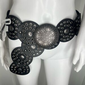 Haute Hippie Boho Disc Concho Cowgirl Waist Belt